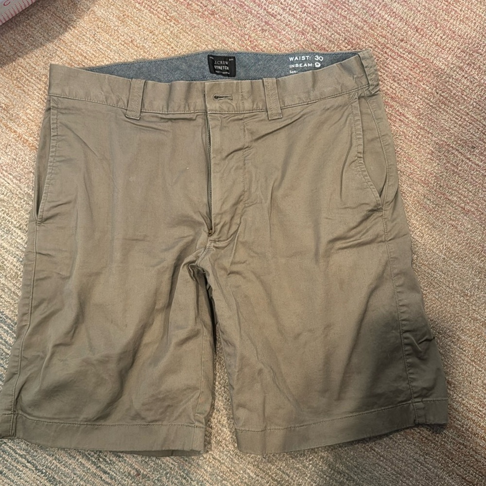 J Crew 9” Stretch Chino Short